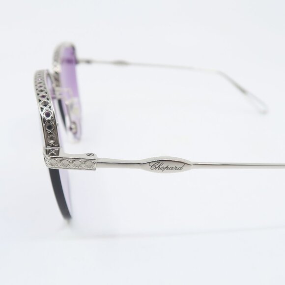 Chopard SCHD45S 0579 Silver/Gradient Titanium Square, New Women\'s Sunglasses. main image 5